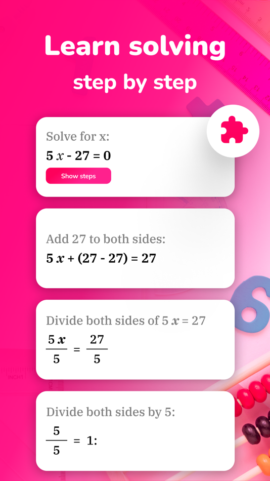 #2. Math Solver: Solve by Camera (iOS) 来自: ZipoApps