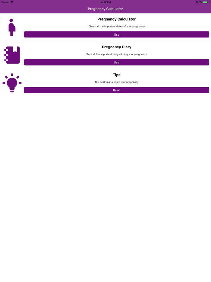 Pregnancy Calculator and Diary