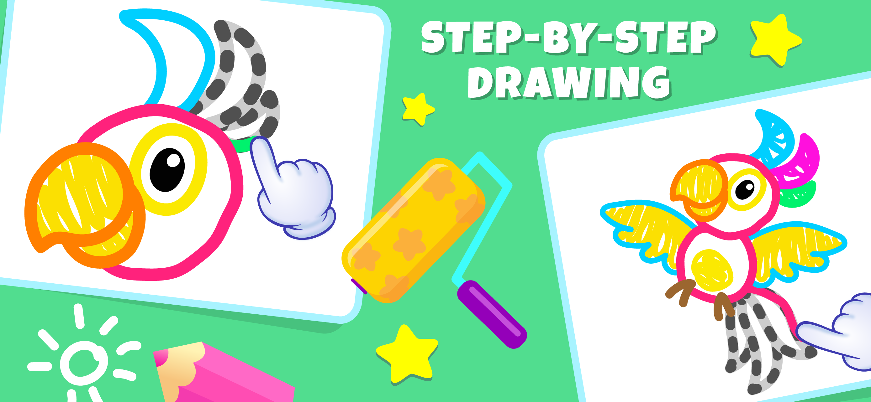 Kids Drawing Games for 4 year!