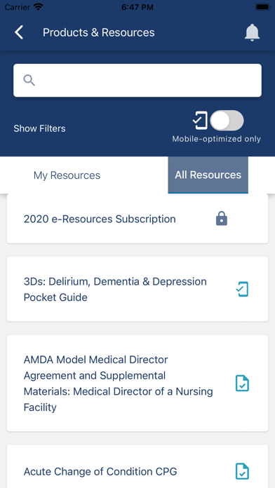 AMDA - The Society for PALTC Screenshot