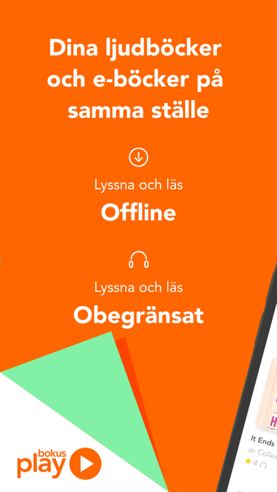Bokus Play Ljudböcker E-böcker Screenshot