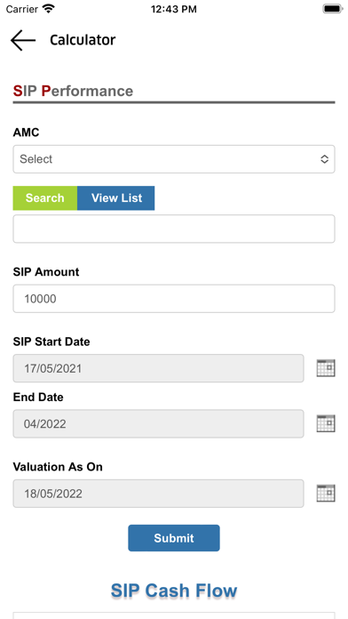 MG Wealth Screenshot