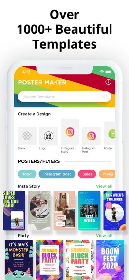 Game screenshot Poster Maker- Flyer Designer!! mod apk