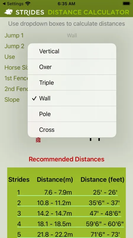 Strides Distance Calculator screenshot 3 of 5