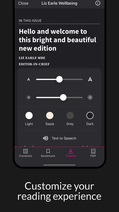 Liz Earle Wellbeing Screenshot
