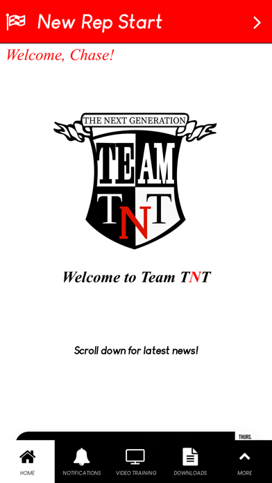 TNT Baseshop app screenshot