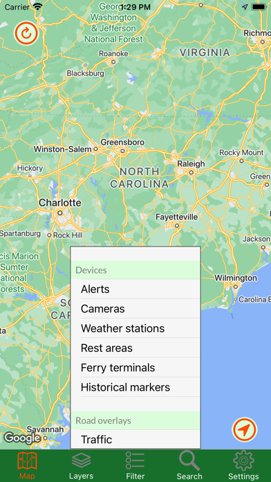 North Carolina Traveler Screenshot
