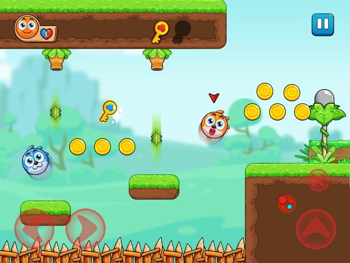 Red and Blue Ball Heroes