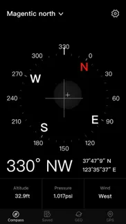 compass & altimeter iphone screenshot 1