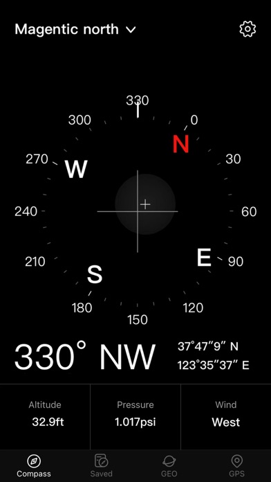 Compass & Altimeter Screenshot