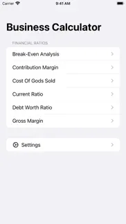 business calculator + iphone screenshot 1
