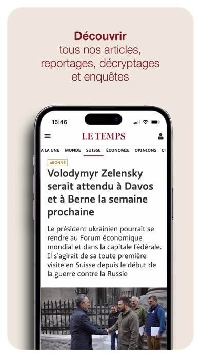 Screenshot #3 pour Le Temps - Actualités