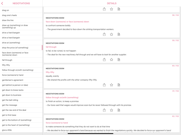 Clothing - Negotiation idioms