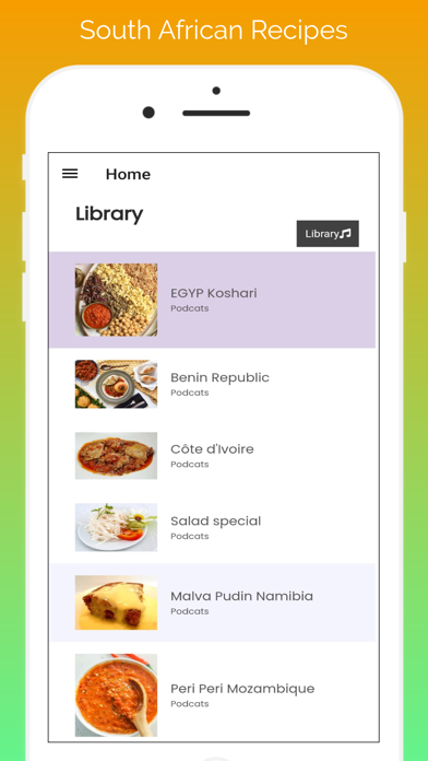 South African recipes pp Screenshot