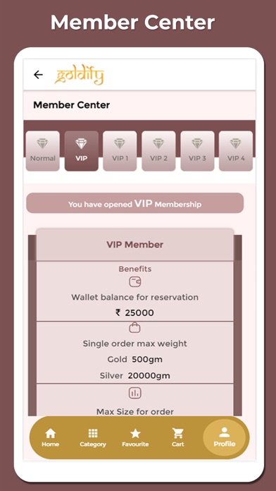 Goldify Jewellery Collection Screenshot