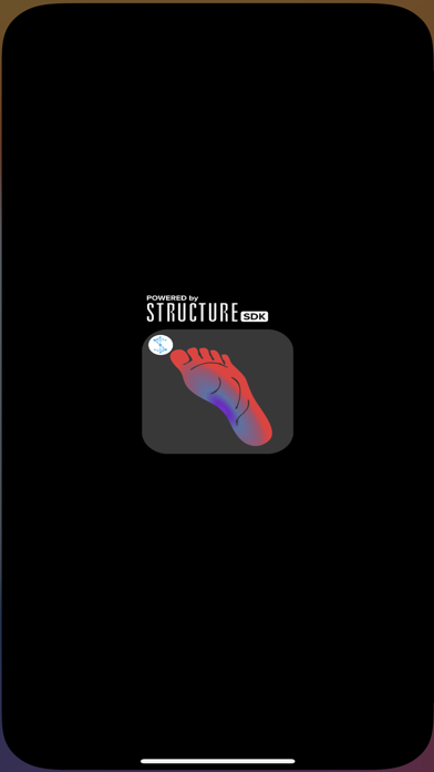 3DFootScan - Structure SDK Screenshot