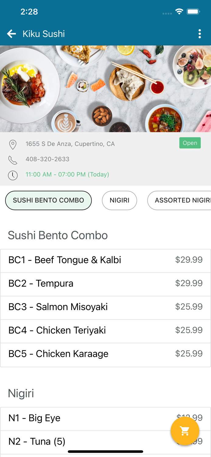 Kiku Sushi Cupertino