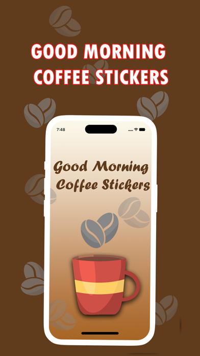 Good Morning Coffee Stickers! Screenshot