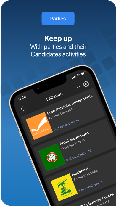 Murasha7i (مرشحي) iPhone screenshot 8 - Social Networking app