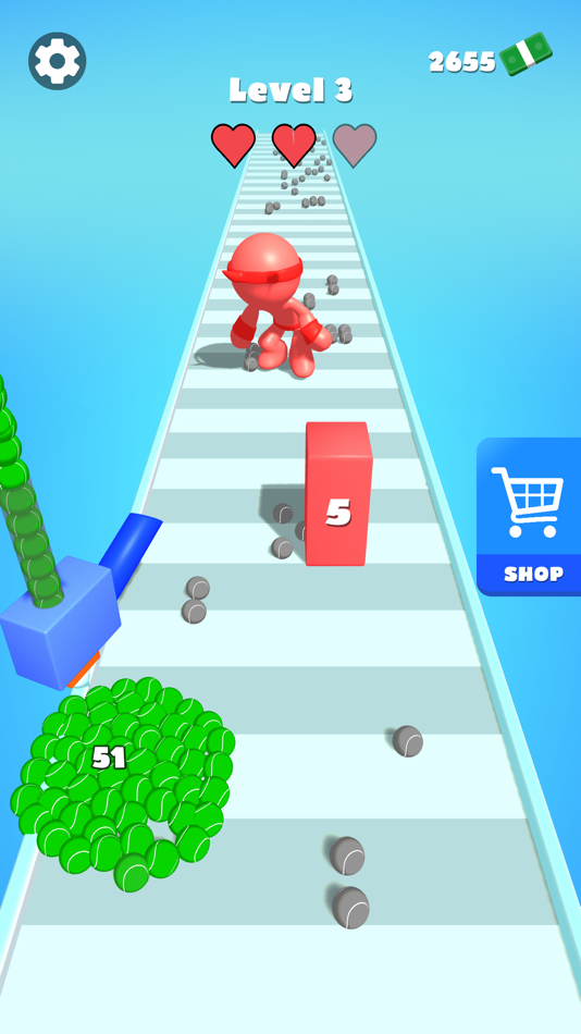 #10. Balls Throw! (iOS) 由: Ahmet Ikbal Adlig