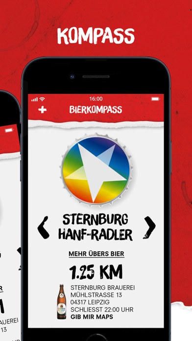 Sterni Bierkompass Screenshot