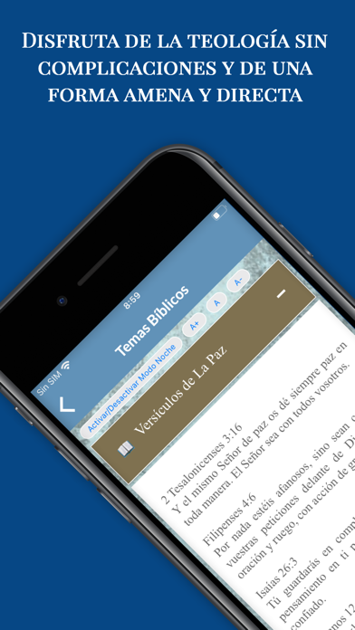 Diccionario Teológico y Biblia Screenshot