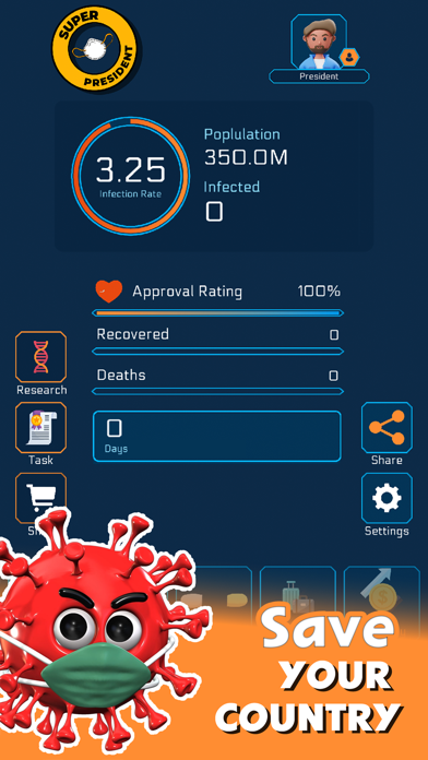 Super President - Idle Game Screenshot