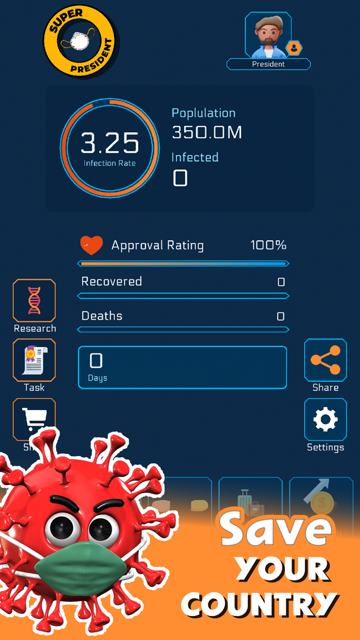 Super President - Idle Game