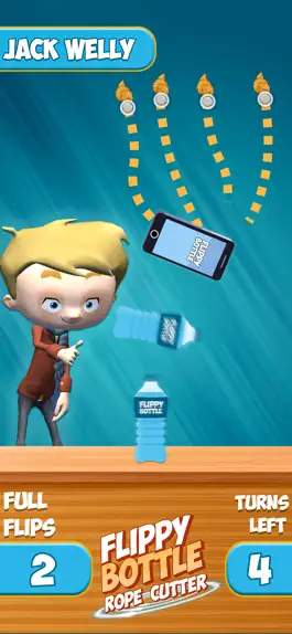 Game screenshot Flippy Bottle: Rope Cutter hack