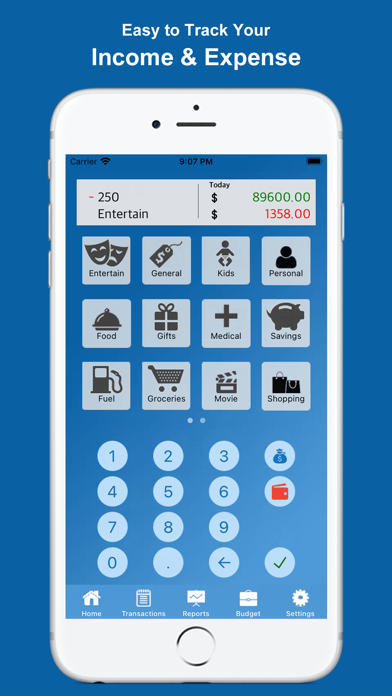 Spending Tracker Income Pro Screenshot