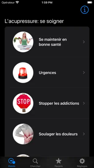 Capture d'écran de L'acupressure: Se Soigner sur iPhone 5