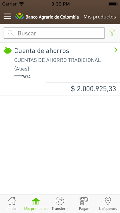 Banco Agrario App Screenshot