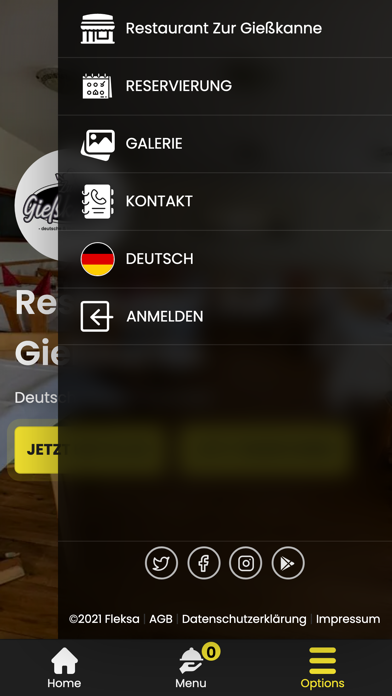 Restaurant Zur Gießkanne Screenshot