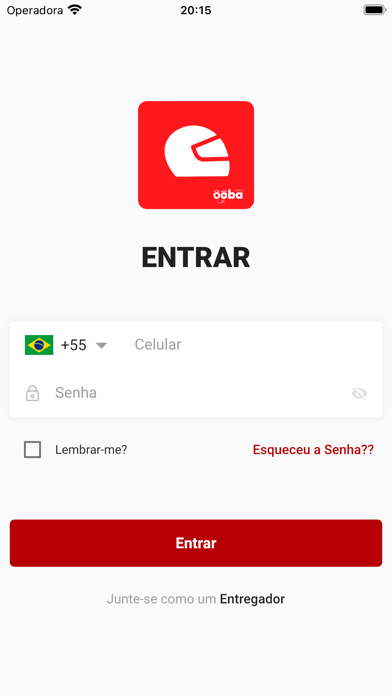 Oobadelivery Entregador Screenshot