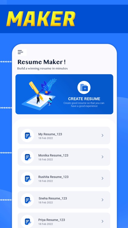 Resume Maker: CV Creator