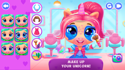 Unicorn Fashionista Kids games Screenshot