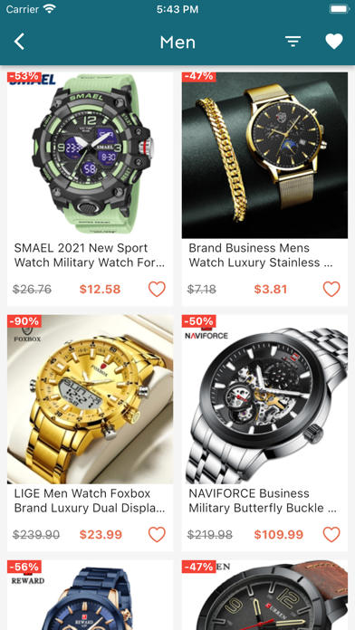 Watches & Smartwatch Shopping Screenshot