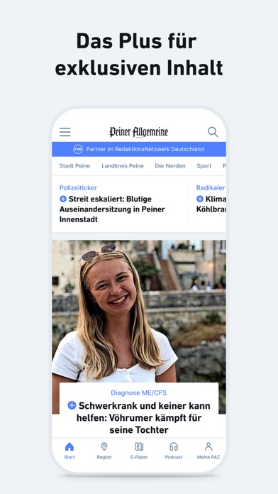 PAZ - Nachrichten und Podcast Screenshot