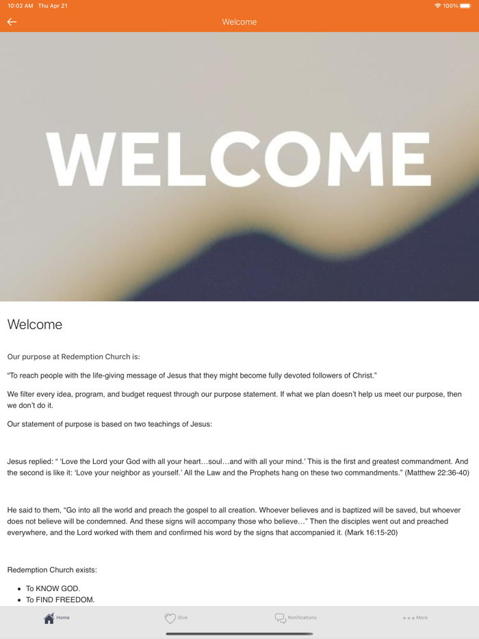 Redemption Church CG