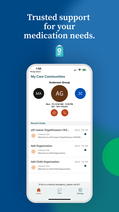 Catalyst One: Care Community Screenshot