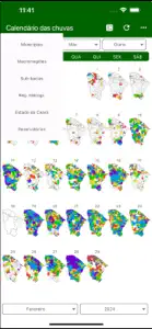 Calendário das chuvas screenshot #6 for iPhone