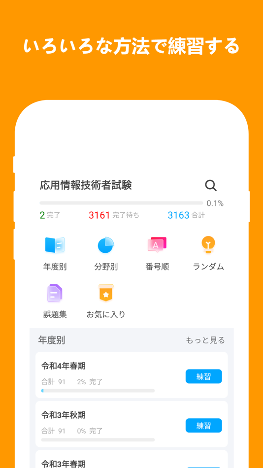 応用情報技術者問題集 - 2022.11.11 - (iOS)