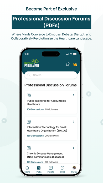 Health Parliament Screenshot