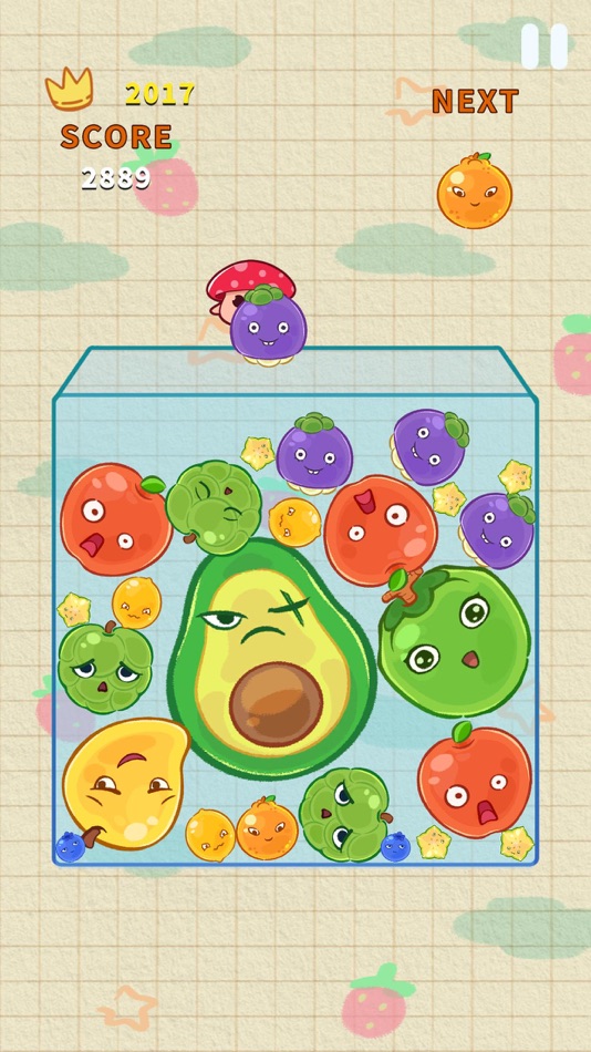 #1. Merge Avocado: Combine Fruits (iOS) 由: HAPIGA VIET NAM COMPANY LIMITED