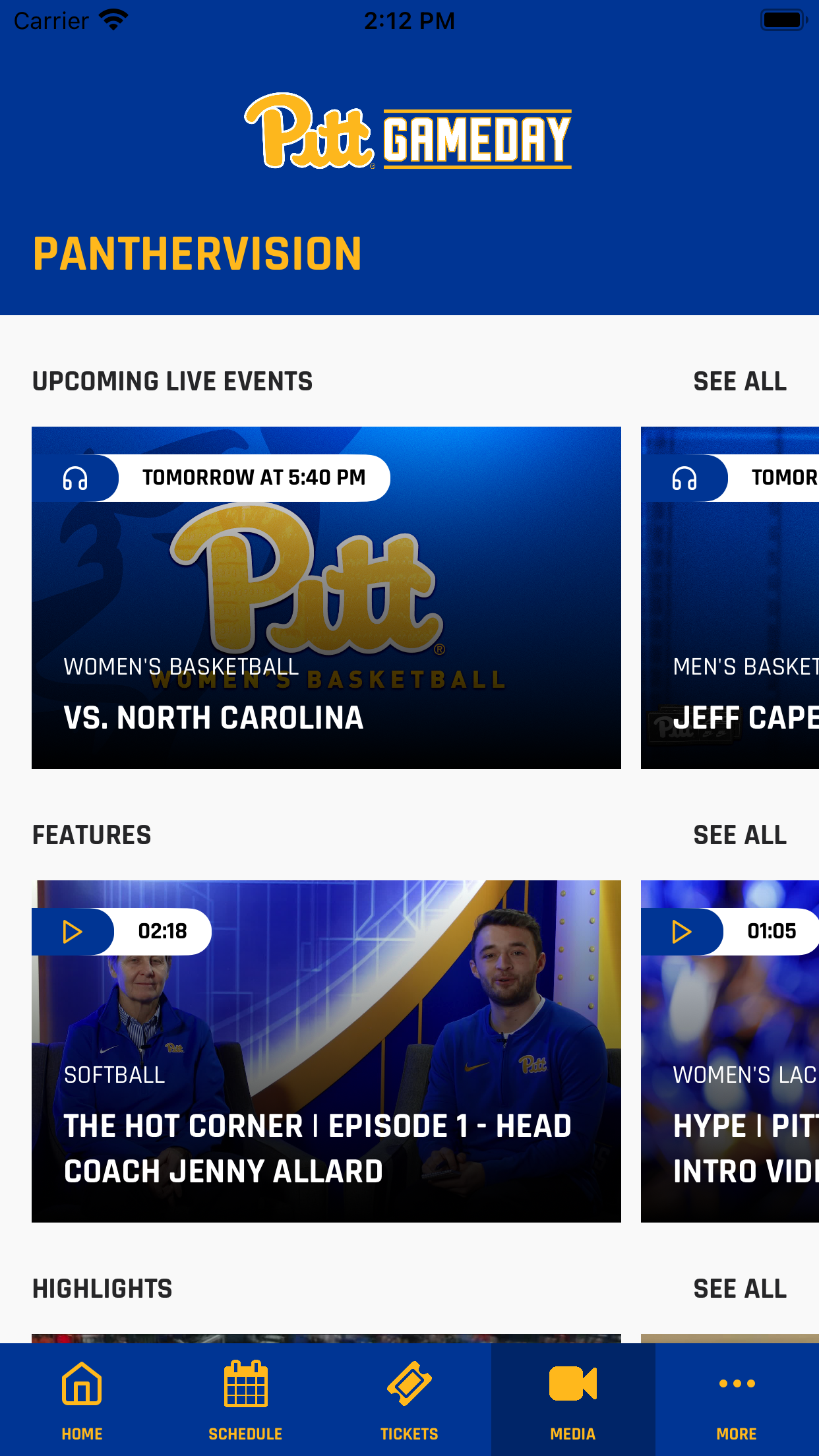 Pitt Panthers Gameday