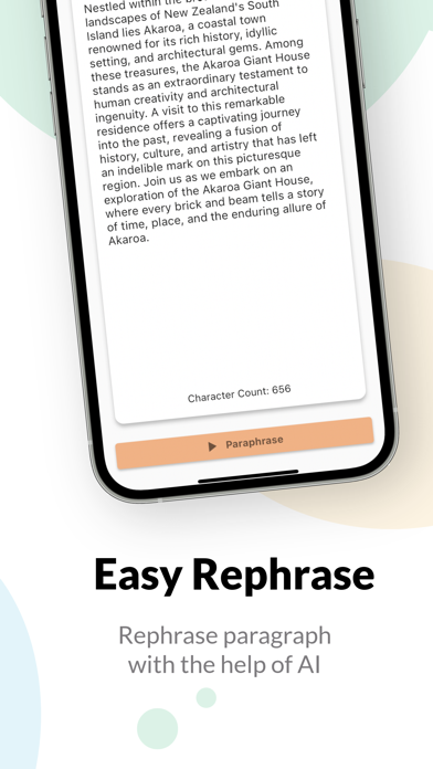 Rephrase: AI Paraphrasing Tool screenshot n.2