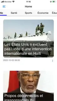 haiti news app iphone screenshot 2