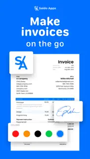 invoice maker by saldo apps iphone screenshot 1