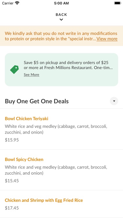 Fresh Millions Restaurant