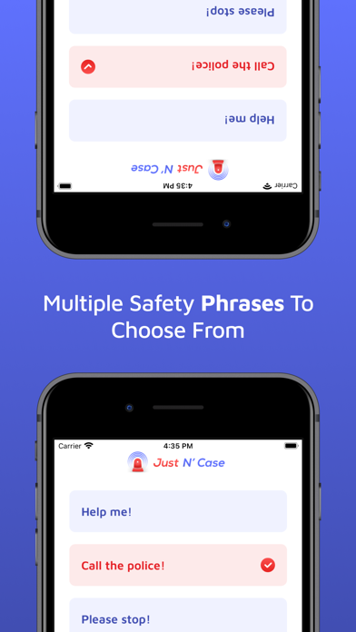 Just N' Case - Smart SOS App Screenshot